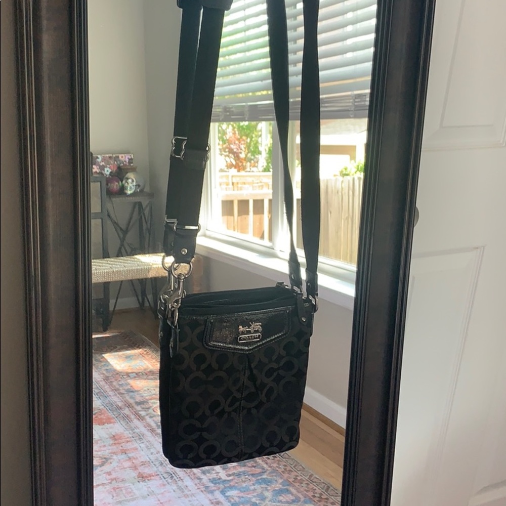 Black Coach est. 1941 crossbody purse